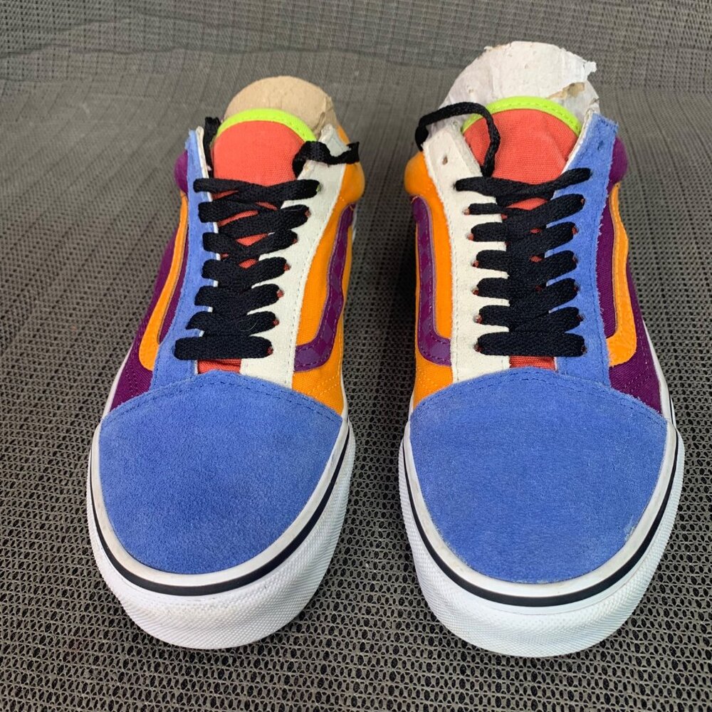 Vans Old Skool Mix & Match Grape Juice/Bright Marigold Mens Size 7 Skate Shoes - Picture 2 of 7